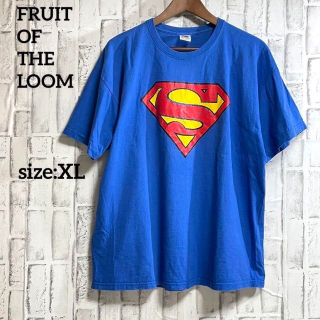FRUIT OF THE LOOMフルーツオブザルーム　スーパーマンロゴTシャツ