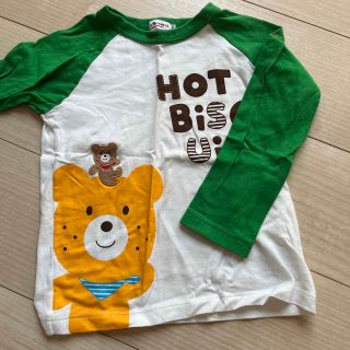 ホットビスケッツ(HOT BISCUITS)のホットビスケッツ110白長袖(Tシャツ/カットソー)