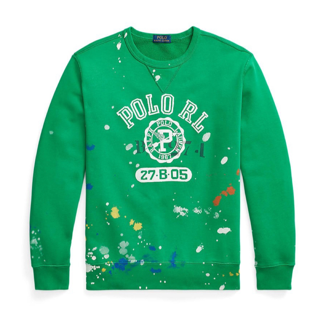 POLO RALPH LAUREN(ポロラルフローレン)のXXL Polo Ralph Lauren Paint Splatter メンズのトップス(スウェット)の商品写真