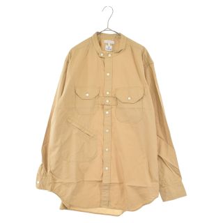 エンジニアードガーメンツ(Engineered Garments)のEngineered Garments エンジニアド ガーメンツ EG Banded Collar Shirt PIMA バンドカラーシャツ タン(シャツ)