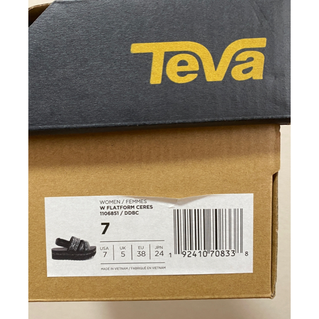 Teva(テバ)の24cmTEVA FLATFORM CERES (BLACK)サンダル レディースの靴/シューズ(サンダル)の商品写真