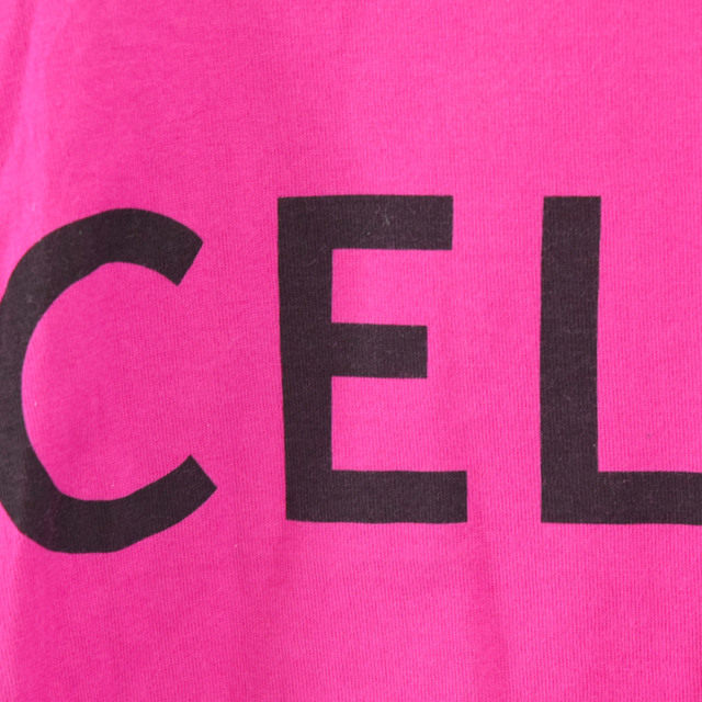 celine(セリーヌ)のCELINE セリーヌ 21SS LOOSE LOGO PRINT TEE ロゴ ルーズTシャツ 半袖Tシャツ 2X764501F ピンク メンズのトップス(Tシャツ/カットソー(半袖/袖なし))の商品写真