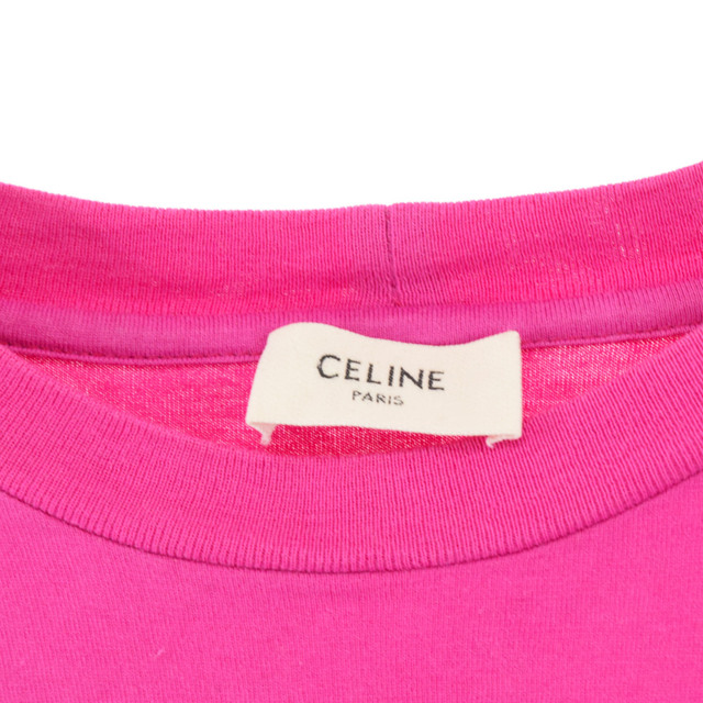 CELINE セリーヌ 21SS LOOSE LOGO PRINT TEE ロゴ ルーズTシャツ 半袖Tシャツ 2X764501F ピンク 6