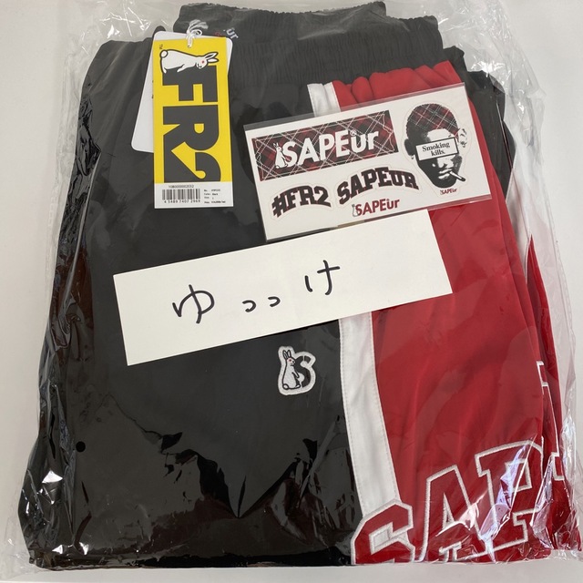 #FR2(エフアールツー)のFR2 × SAPEur SETUP Pants Lサイズ ステッカーセット メンズのパンツ(その他)の商品写真