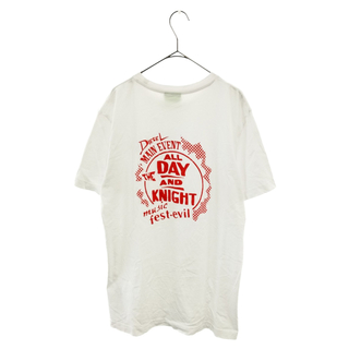 ディーゼル(DIESEL)のDIESEL ディーゼル ALL DAY AND KNIGHT PRINT TEE S/S バックプリント半袖Tシャツ カットソー ホワイト(Tシャツ/カットソー(半袖/袖なし))