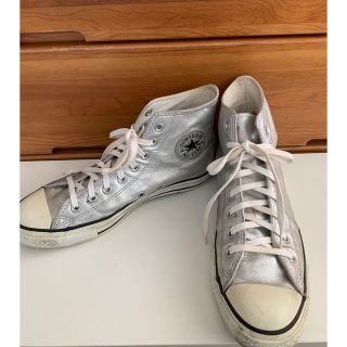 コンバース(CONVERSE)のコンバース　オールスター　ハイカット　26 シルバー(スニーカー)