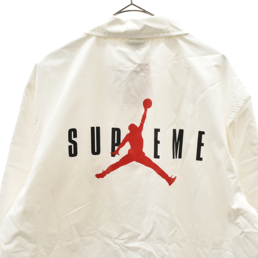 SUPREME シュプリーム 15AW ×NIKE JORDAN Coaches Jacket ナイキ ジョーダン コーチ ジャケット ホワイト  799702‐100