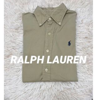 ポロラルフローレン(POLO RALPH LAUREN)の美品　ポロ　ラルフローレン　ベージュ　シャツ　ブラウス　トップス　人気　完売(シャツ/ブラウス(長袖/七分))