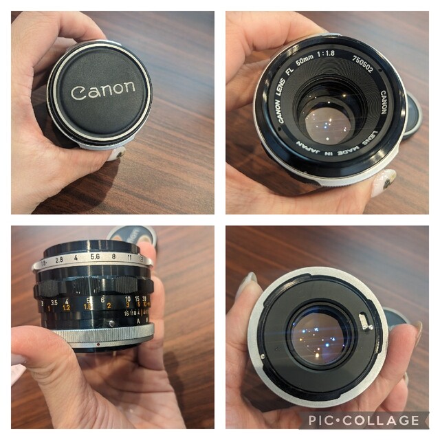 CANON LENS FL 50mm 1:1.8