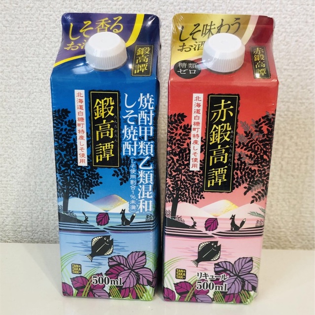 ラジボララさま専用☆鍛高譚☆赤鍛高譚☆２種セット☆ 食品/飲料/酒の酒(焼酎)の商品写真