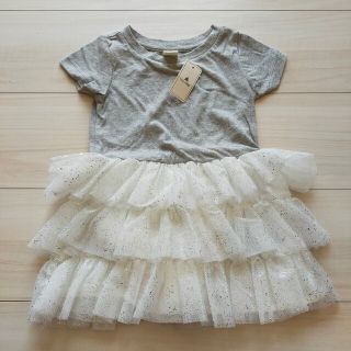 ベビーギャップ(babyGAP)の【新品】baby gap　ラメチュールドレス　ワンピース(ワンピース)