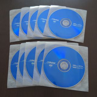 ビクター(Victor)のDVD-RW 10枚セット【中古品】ビクター製(その他)