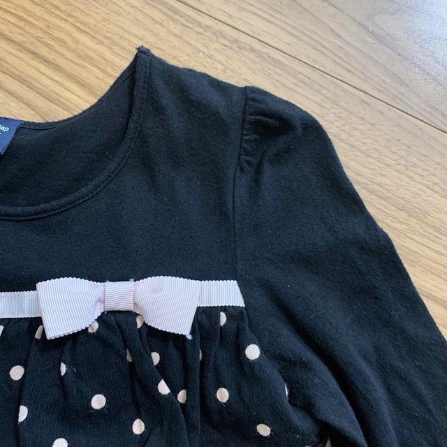 babyGAP(ベビーギャップ)のティアードチュニックワンピ キッズ/ベビー/マタニティのキッズ服女の子用(90cm~)(ワンピース)の商品写真