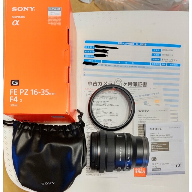 早い者勝ち FE Sony - SONY PZ ソニー SELP1635G G F4 16-35mm レンズ ...