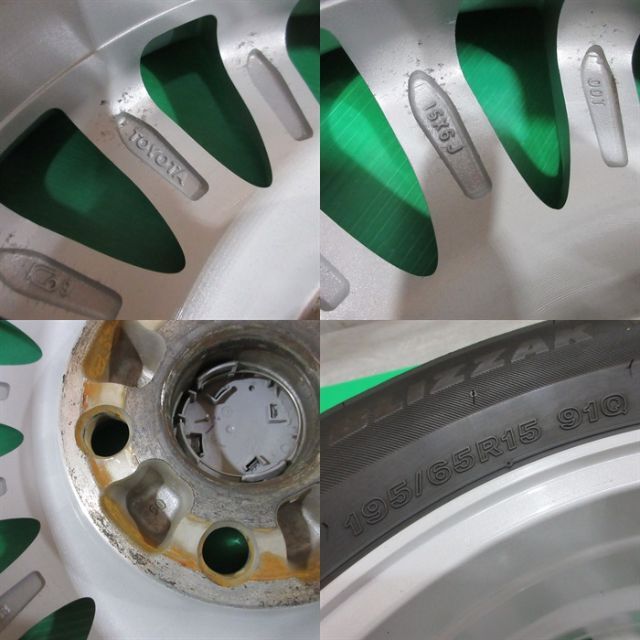 良品80系ノア ヴォクシー純正 195/65R15 2021年バリ山スタッドレス