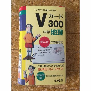 中学地理　暗記カード300(語学/参考書)