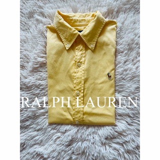 ポロラルフローレン(POLO RALPH LAUREN)の美品　ポロ　ラルフローレン　黄色　シャツ　ブラウス　トップス　人気　完売(シャツ/ブラウス(長袖/七分))