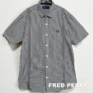 フレッドペリー(FRED PERRY)の【FRED PERRY】フレッドペリー 刺繍ロゴ ブロック切替 シャツ(シャツ)