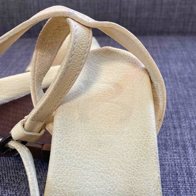 BRANCHINI SHOES インポートレザーウェッジソールサンダル レディースの靴/シューズ(サンダル)の商品写真