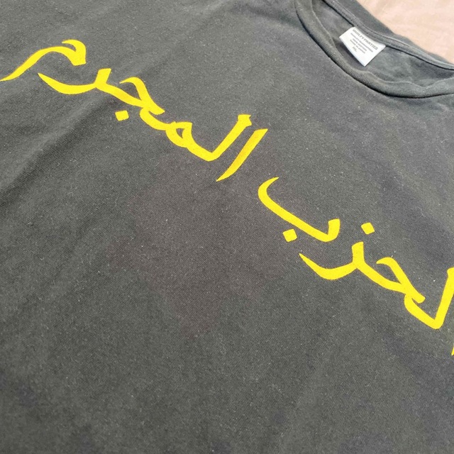 Tシャツ/カットソー(半袖/袖なし)ワコマリア  アラビックロゴ　アラビア語ロゴ　ブラック　XL Tシャツ