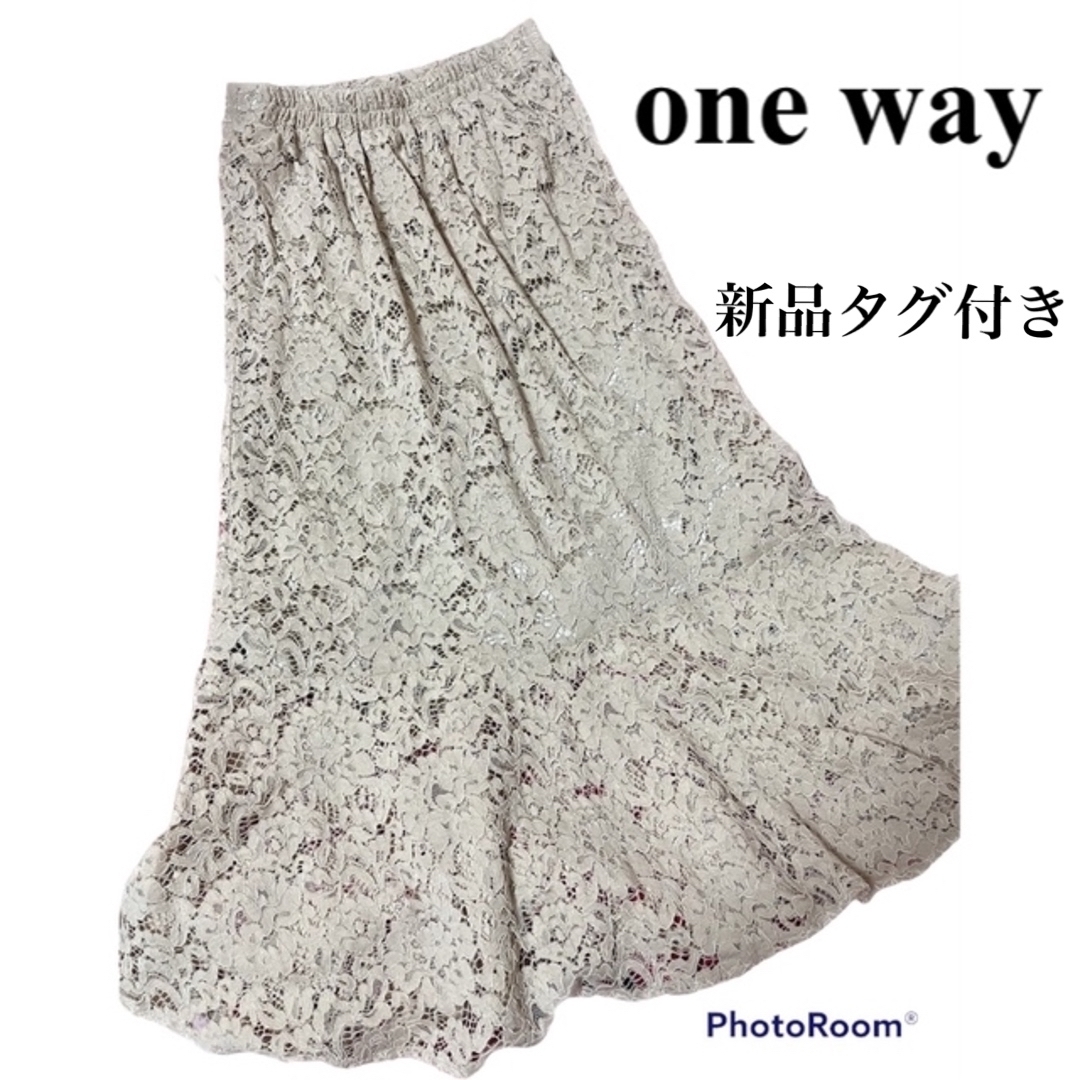 one*way - ワンウェイ one way レースマーメイドスカート スカート