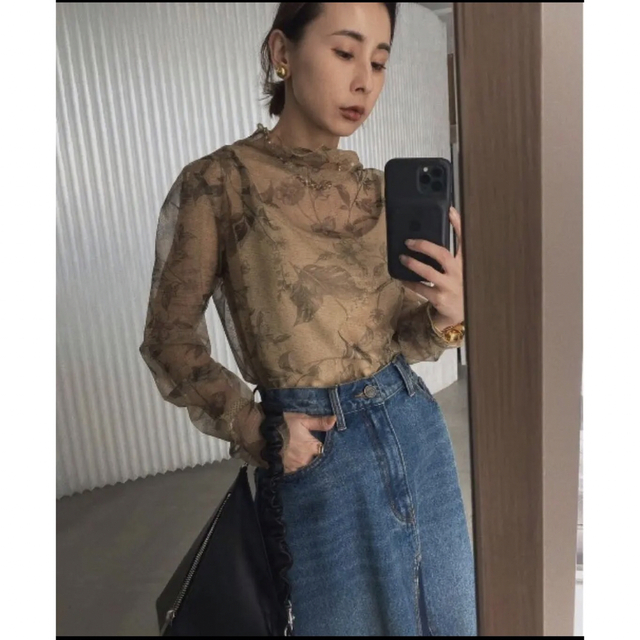 AMERI BENNETT SHEER TOP シアートップス