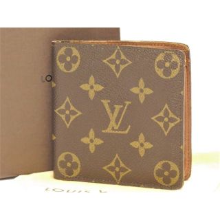 ルイヴィトン(LOUIS VUITTON)のルイヴィトン　モノグラム　旧型ポルトフォイユ・マルコ　二つ折り財布　M61675(折り財布)