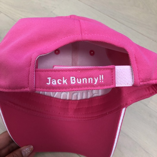 JACK BUNNY!!(ジャックバニー)のJack bunny キャップ　ピンク スポーツ/アウトドアのゴルフ(ウエア)の商品写真