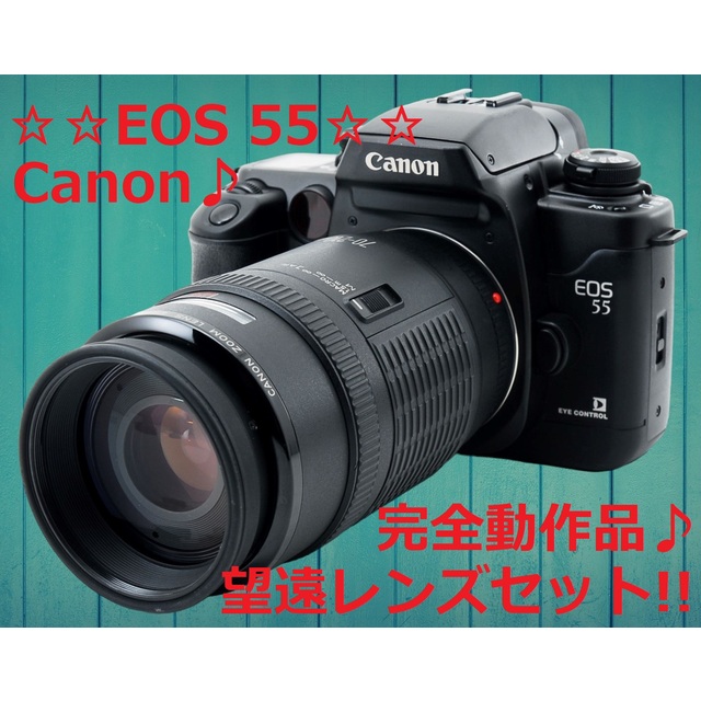 ☆フイルムカメラ入門機種としても最高!!☆ Canon EOS 55 #5299 