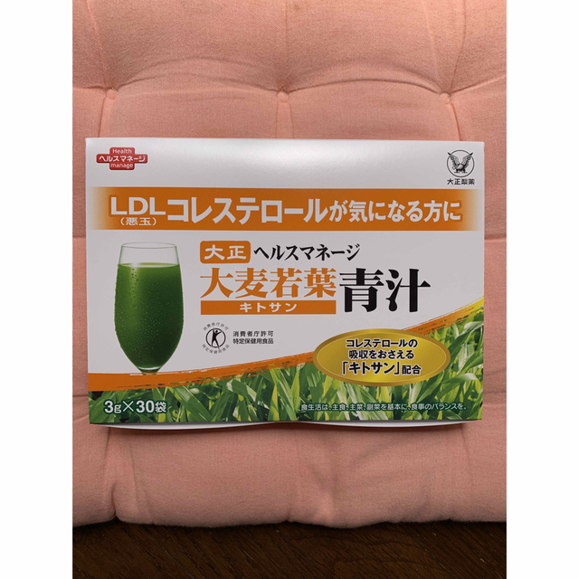 大正製薬(タイショウセイヤク)の大正ヘルスマネージ大麦若葉青汁キトサン 食品/飲料/酒の健康食品(青汁/ケール加工食品)の商品写真