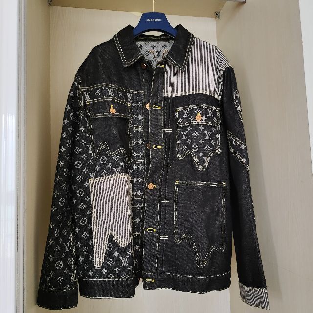 安い割引 LOUIS デニムジャケット NBA クレイジーパターン NIGO