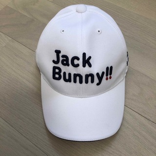 ジャックバニー(JACK BUNNY!!)のJack bunny キャップ　白(ウエア)