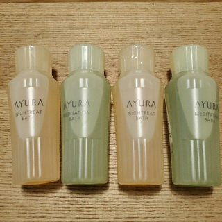 アユーラ(AYURA)の新品　AYURA アユーラ　入浴剤　浴用化粧料　50ml× 4本(入浴剤/バスソルト)