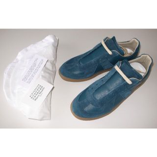 マルタンマルジェラ(Maison Martin Margiela)のマルジェラ ジャーマントレーナー スニーカー 41 blue green(スニーカー)