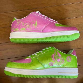 アベイシングエイプ(A BATHING APE)の U.N.K.L.E. x Bapesta 26.5 Green Pink 新品(スニーカー)