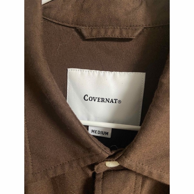 covernat ブラウンシャツ 一度のみ着用 の通販 by yuka's shop