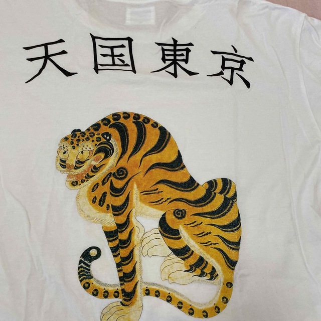 WACKO MARIA(ワコマリア)のワコマリア  浮世絵　虎図　XL ホワイト　白　天国東京 メンズのトップス(Tシャツ/カットソー(半袖/袖なし))の商品写真