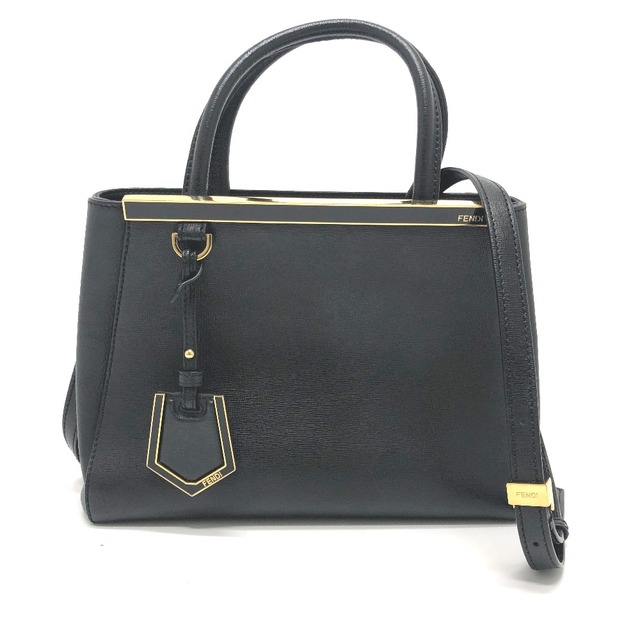 【極美品】FENDI プチトゥージュール ハンドバッグ 2way ブラック