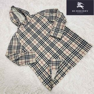 バーバリー(BURBERRY)の極美品　バーバリー　ロンドン　ノバチェック　ナイロン　ロングコート　M(ナイロンジャケット)