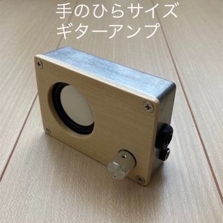 ギターアンプ　ハンドメイド　センターマイナススナップリング付き(ギターアンプ)