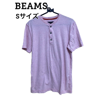ビームス(BEAMS)のビームス コットン ピンク Tシャツ 半袖  beams BEAMS シャツ(Tシャツ/カットソー(半袖/袖なし))