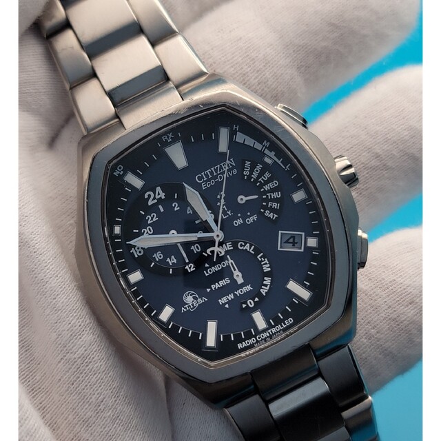 訳あり【中古】シチズン ATP53-2652 IP 多機能電波ソーラー 激安