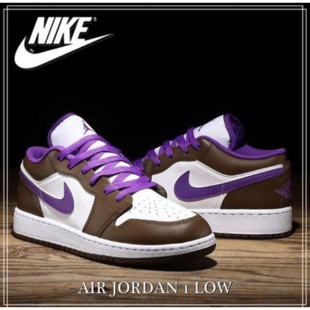 Jordan Brand（NIKE）(ジョーダン)の限定24.5【新品】NIKE AIR JORDAN 1 LOW 1 LOW GS レディースの靴/シューズ(スニーカー)の商品写真