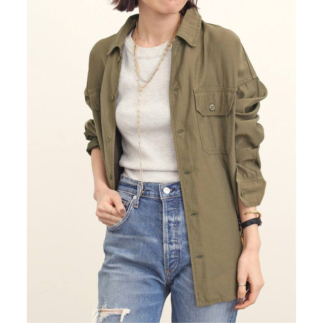 L'Appartement REMI RELIEF Military Shirt 3