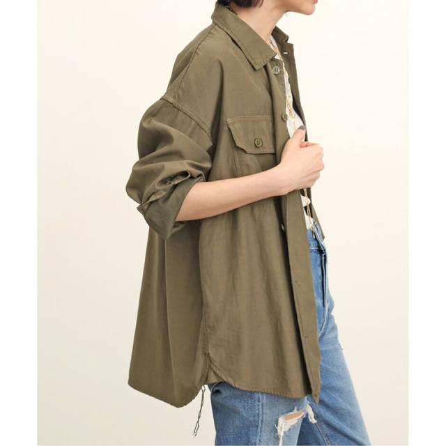 L'Appartement REMI RELIEF Military Shirt 6