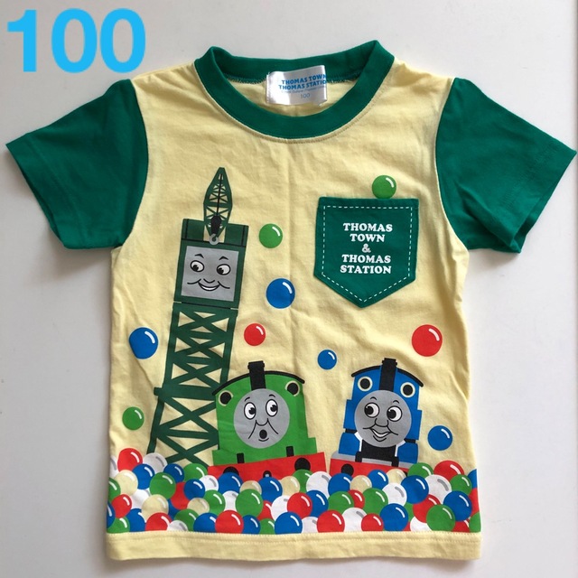 THOMAS(トーマス)のトーマスタウン  Tシャツ　100cm キッズ/ベビー/マタニティのキッズ服男の子用(90cm~)(Tシャツ/カットソー)の商品写真