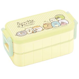 すみっコぐらし　2段ランチボックス　ハシ付き(弁当用品)