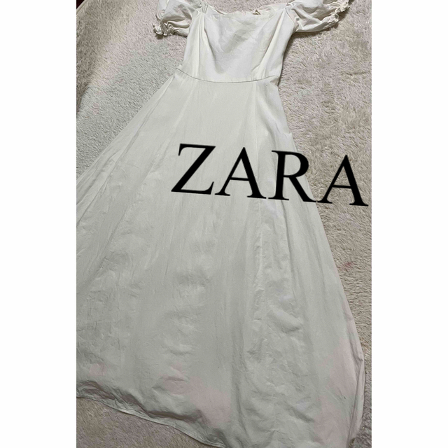 美品　ZARA ザラ　リネン　ロングワンピース　ワンピース　人気　完売