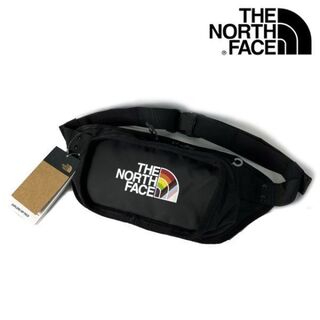 ザノースフェイス(THE NORTH FACE)のノースフェイス ボディバック US限定 レインボー(OS/3L)黒 180626(ボディーバッグ)