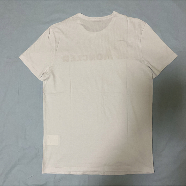 MONCLER - モンクレール白ロゴTシャツの通販 by のんち's shop ...